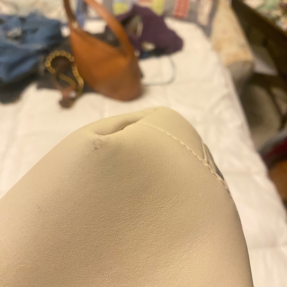 Monos Vegan Leather Large Toiletry Case in Ivory - Picture 11 of 14
